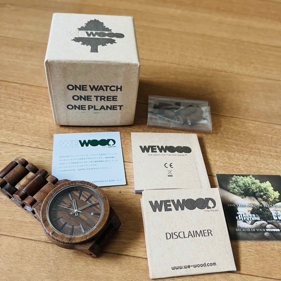 WEWOOD(ウィーウッド)のWE WOOD アナログ腕時計　ウッド メンズの時計(腕時計(アナログ))の商品写真