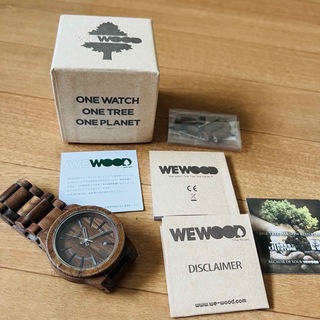 ウィーウッド(WEWOOD)のWE WOOD アナログ腕時計　ウッド(腕時計(アナログ))