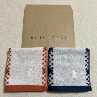 Ralph Lauren - ラルフローレン☆タオルハンカチ 2枚セット