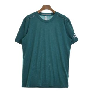 アディダス(adidas)のadidas アディダス Tシャツ・カットソー XO(XL位) 緑 【古着】【中古】(カットソー(半袖/袖なし))