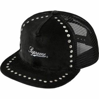 シュプリーム(Supreme)の新品未開封【黒】Studded Velvet Mesh Back 5-Panel(キャップ)