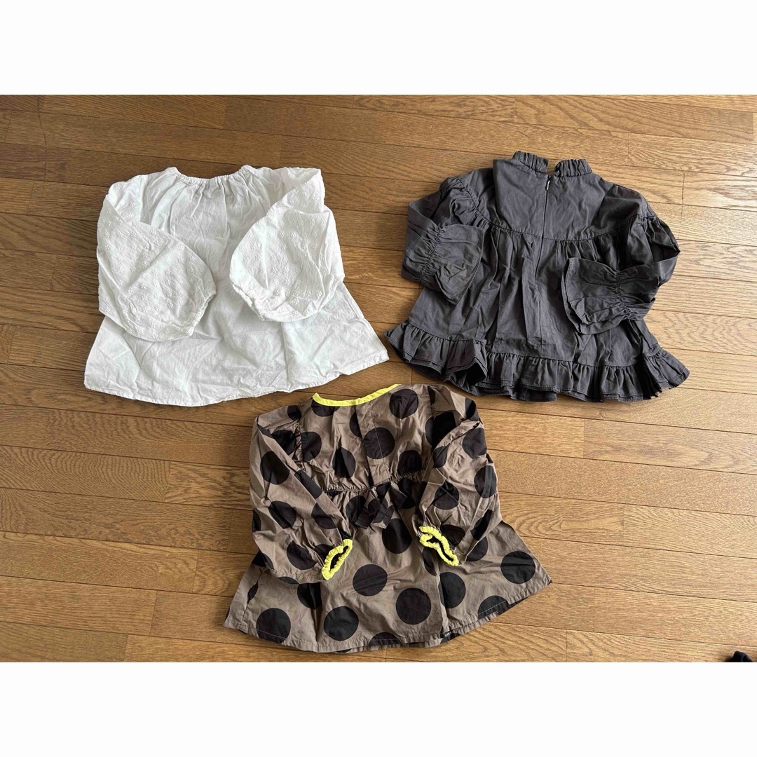 バースデイ(バースデイ)のブラウス　まとめ売り　95〜100cm キッズ/ベビー/マタニティのキッズ服女の子用(90cm~)(Tシャツ/カットソー)の商品写真