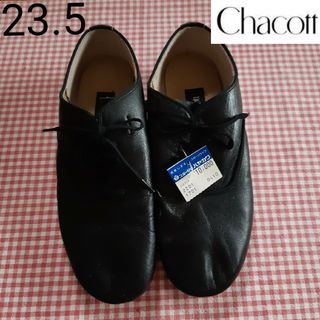 Chacott チャコット 23.5 新品 黒 ブラック ジャズシューズ バレエ