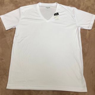 シマムラ(しまむら)の新品 メンズ 半袖 インナー 肌着 白 肌シャツ Vネック M(Tシャツ/カットソー(半袖/袖なし))