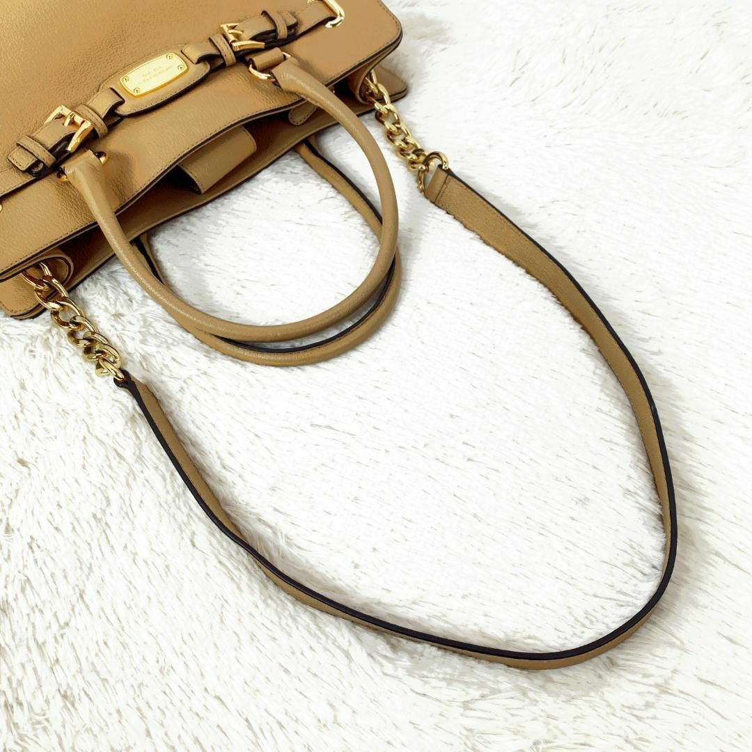 Michael Kors(マイケルコース)の美品★マイケルコース 2way ハンドバッグ サフィアーノレザー ハミルトン レディースのバッグ(ハンドバッグ)の商品写真