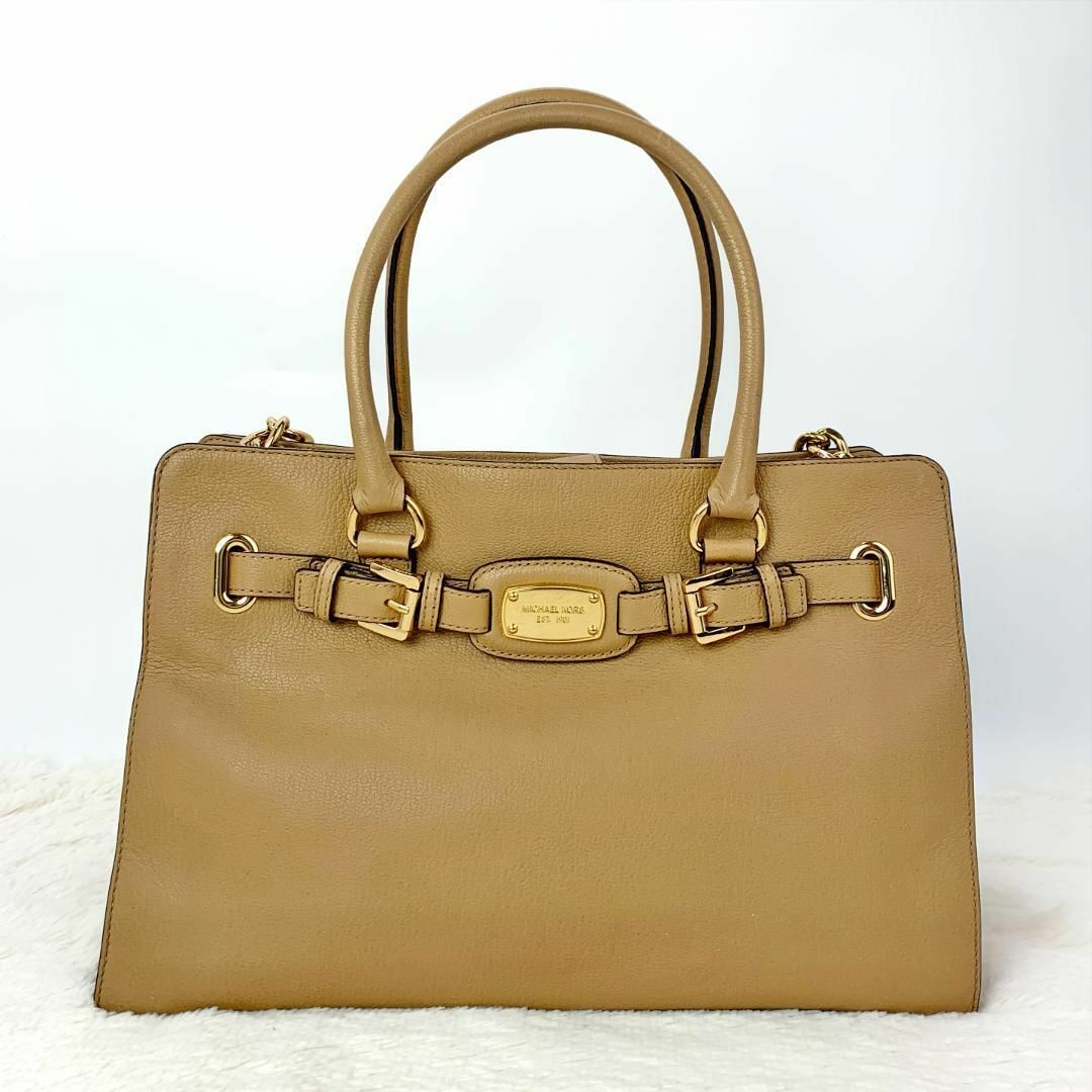 Michael Kors(マイケルコース)の美品★マイケルコース 2way ハンドバッグ サフィアーノレザー ハミルトン レディースのバッグ(ハンドバッグ)の商品写真