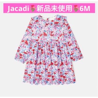 ジャカディ(Jacadi)のJacadi★新品未使用　リバティワンピース　6M(ワンピース)