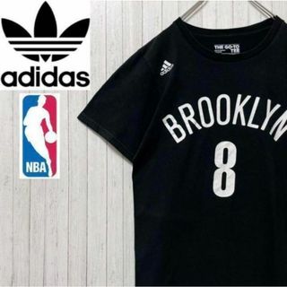 adidas アディダス NBA Tシャツ　黒　バックプリント　ウイリアム　S(Tシャツ/カットソー(半袖/袖なし))