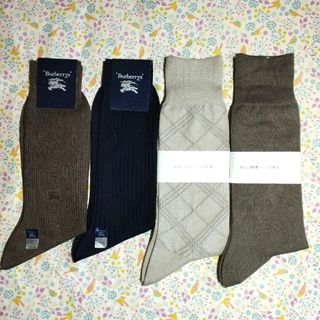 バーバリー(BURBERRY)の【未使用】バーバリー◆ソックス 4足セット(ソックス)