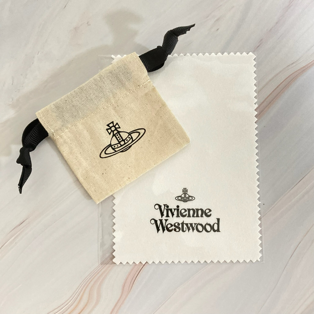 Vivienne Westwood(ヴィヴィアンウエストウッド)のヴィヴィアン　ディアマンテネックレス　ラージサイズ　紫 レディースのアクセサリー(ネックレス)の商品写真