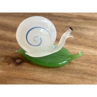 【新品】ガラスのカタツムリセット(置物)