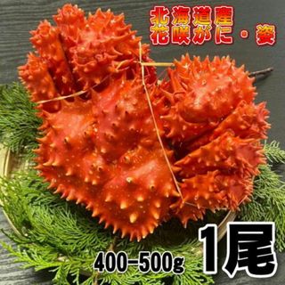 【訳あり】花咲がに　1尾（約400−500ｇサイズ）　ボイル　北海道産　花咲ガニ(魚介)