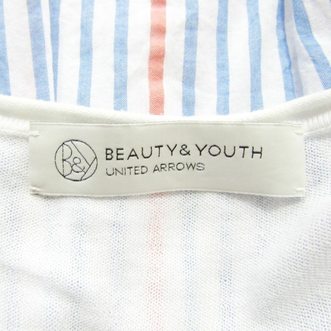 BEAUTY&YOUTH UNITED ARROWS(ビューティアンドユースユナイテッドアローズ)のビューティーアンドユース　Vネックバックタックプルオーバーカットソー レディースのトップス(カットソー(半袖/袖なし))の商品写真