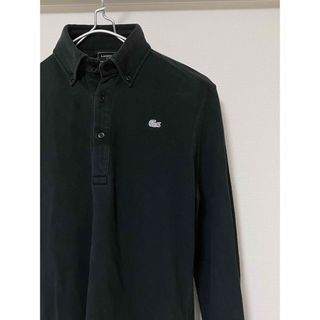 ラコステ　長袖　ポロシャツ　ダウンボタン　サイズ3　LACOSTE(ポロシャツ)