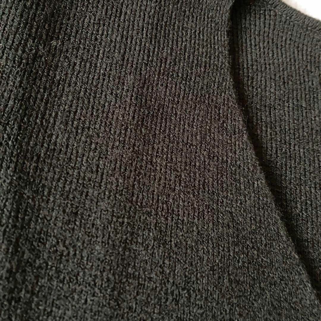 EMODA(エモダ)のEMODA エモダ ニット セーター Vネック シンプル ブラック 黒 薄手 F レディースのトップス(ニット/セーター)の商品写真