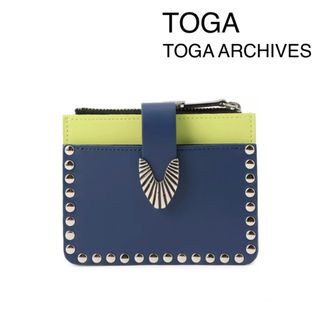 TOGA - 新品 定価2.6万円 TOGA ウォレット スタッズ ブルー イエロー