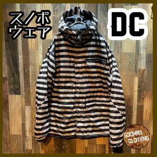 DC スノボウェア パウダーガード ジャケット アウター ボーダー メンズ L(ボード)