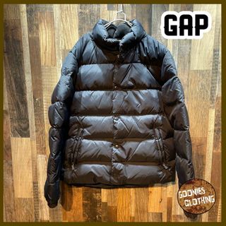 GAP - ダーク ネイビー メンズ L 長袖 ギャップ ダウン ジャケット アウター