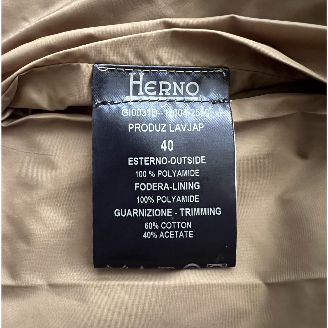 HERNO(ヘルノ)の【美品】HERNO ヘルノ 4way 薄手ジャケット 40 レディースのジャケット/アウター(その他)の商品写真