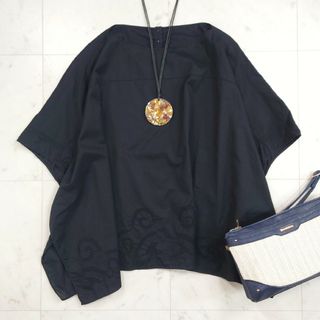 GALERIE VIE - 美品♪ ギャルリーヴィー 五分袖ブラウス 綿100％ 近年モデル オーバーサイズ