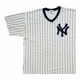 ラッセルアスレティック(Russell Athletic)の【MLB】ニューヨークヤンキース ベースボールTシャツ US古着ベースボール(Tシャツ/カットソー(半袖/袖なし))