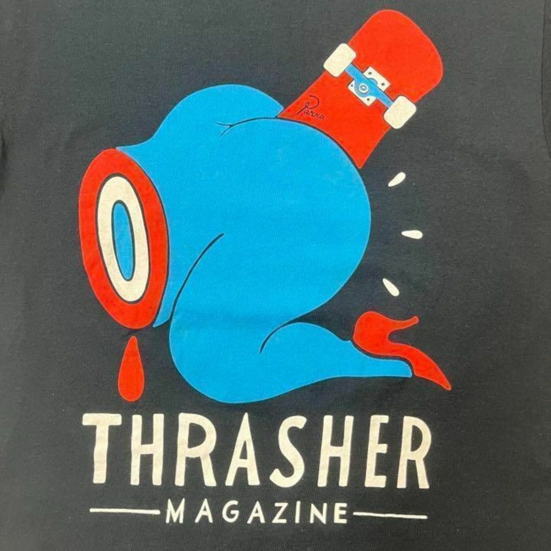 THRASHER(スラッシャー)の【THRASHER】スラッシャーParraコラボTシャツ　ストリートスケボー メンズのトップス(Tシャツ/カットソー(半袖/袖なし))の商品写真