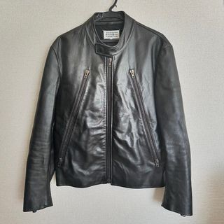 Maison Martin Margiela - 美品 メゾン マルタン マルジェラ 13AW ハの字 レザー ライダース