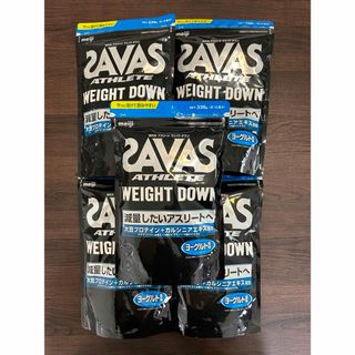 明治 SAVAS アスリートウェイトダウン ヨーグルト風味 336g 5袋セット