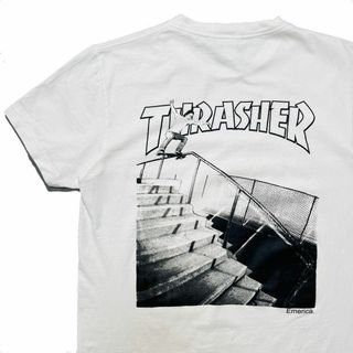 エメリカ(Emerica)の【Emerica】エメリカ×スラッシャー コラボTシャツ US古着スケボーSK8(Tシャツ/カットソー(半袖/袖なし))