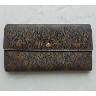 ルイヴィトン(LOUIS VUITTON)のルイヴィトン　ポルト モネ クレディ　二つ折り長財布　モノグラム(長財布)