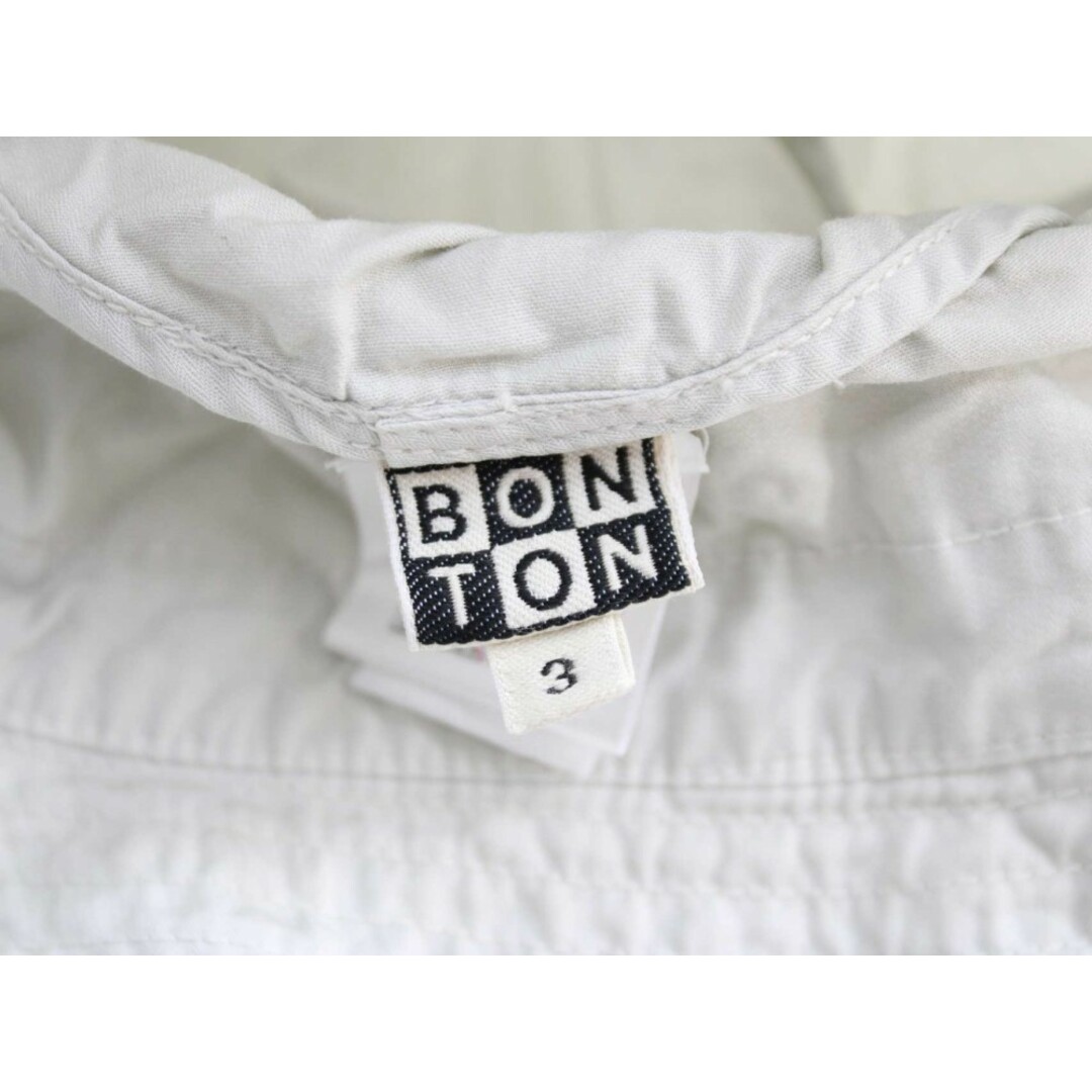 【春物 新入荷!】◇ボントン/BONTON◇52cm位 ハット/帽子 ライトグレー【中古】子供 キッズ kids 男の子 女の子 春夏 bagetc 013042 キッズ/ベビー/マタニティのこども用ファッション小物(帽子)の商品写真