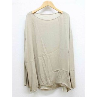 プラージュ(Plage)の【春物新入荷】■Plage/プラージュ■2021年製/スリットスリーブブラウス/長袖 ベージュ レディース【中古】 春夏 313042(シャツ/ブラウス(半袖/袖なし))