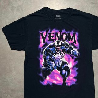 マーベル(MARVEL)の【MARVEL】マーベル　ヴェノム　ブラックTシャツ　Mサイズ　スパイダーマン(Tシャツ/カットソー(半袖/袖なし))