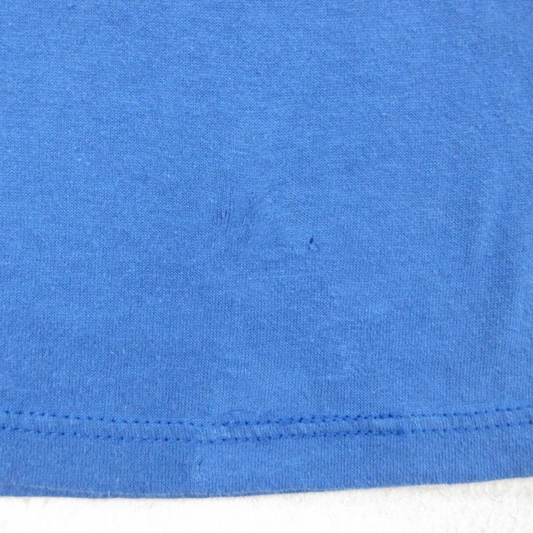 L★古着 ジャージーズ 半袖 ビンテージ Tシャツ メンズ 80年代 80s 舵 クルーネック USA製 青 ブルー 24apr15 中古 メンズのトップス(Tシャツ/カットソー(半袖/袖なし))の商品写真