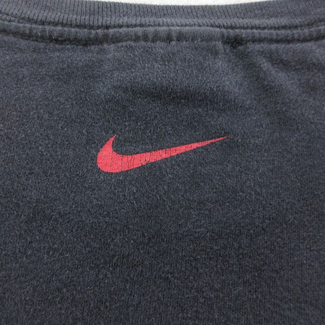 NIKE(ナイキ)のXL★古着 ナイキ NIKE 半袖 ビンテージ Tシャツ メンズ 00年代 00s ビッグロゴ 大きいサイズ コットン クルーネック 黒 ブラック 24apr15 中古 メンズのトップス(Tシャツ/カットソー(半袖/袖なし))の商品写真