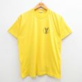 L★古着 スクリーンスターズ 半袖 ビンテージ Tシャツ メンズ 90年代 90s 鳥 ROTARY クルーネック USA製 黄 イエロー 24apr15 中古