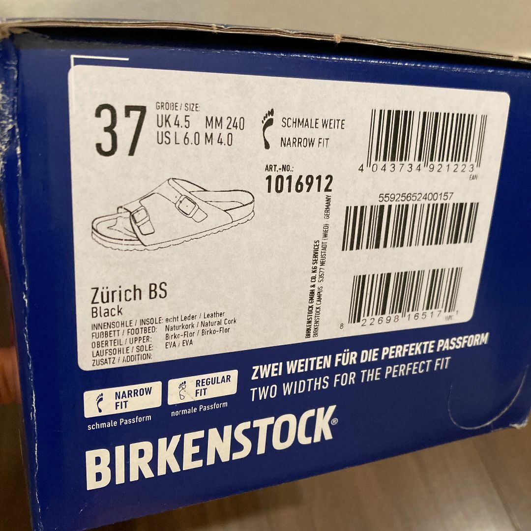 BIRKENSTOCK(ビルケンシュトック)の日本限定 Birkenstock ビルケンシュトック ZURICH サンダル レディースの靴/シューズ(サンダル)の商品写真