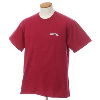 シュプリーム(Supreme)の【中古】シュプリーム Supreme 2022年秋冬 Greta Tee 半袖Ｔシャツ ワインレッド【サイズM】【メンズ】(Tシャツ/カットソー(半袖/袖なし))