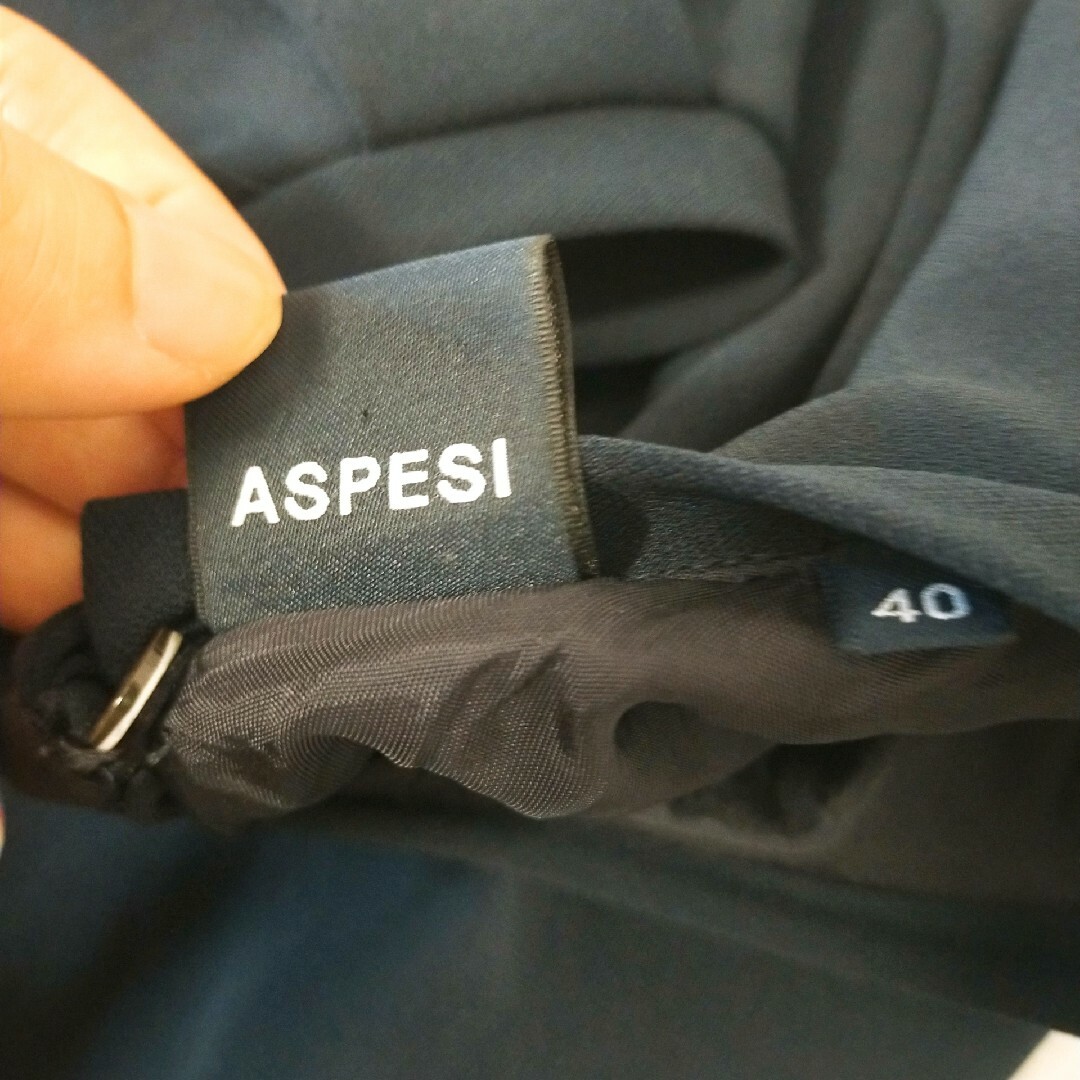 ASPESI(アスペジ)のaspesi ノースリーブワンピース パーティードレス イタリア製 レディースのワンピース(ひざ丈ワンピース)の商品写真