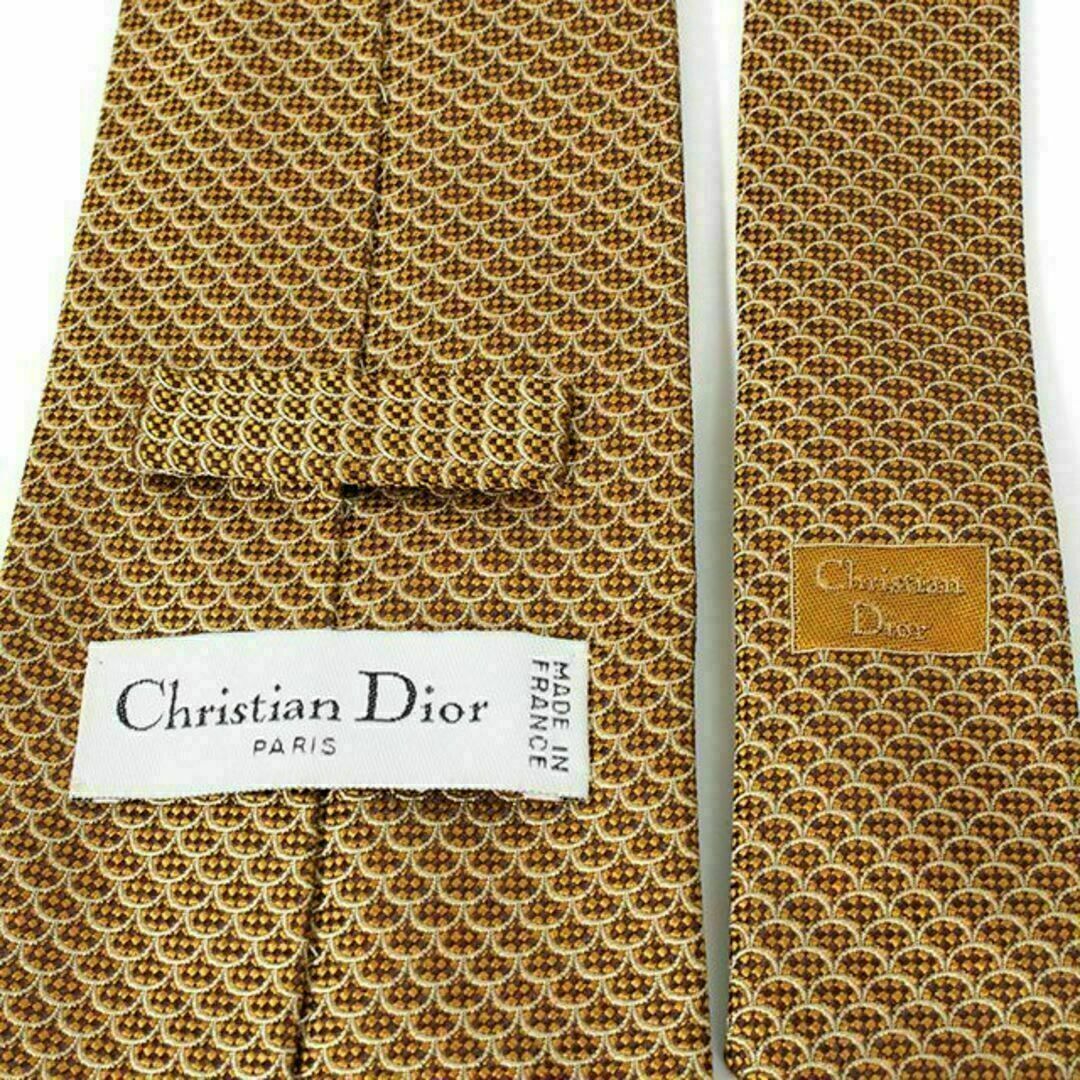 Christian Dior(クリスチャンディオール)の【全額返金保証・送料無料】ディオールのネクタイ・正規品・極美品・ヴィンテージ メンズのファッション小物(ネクタイ)の商品写真