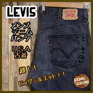 リーバイス(Levi's)のリーバイス メンズ デニム パンツ 501 ストレート 40 ロゴ USA古着(デニム/ジーンズ)