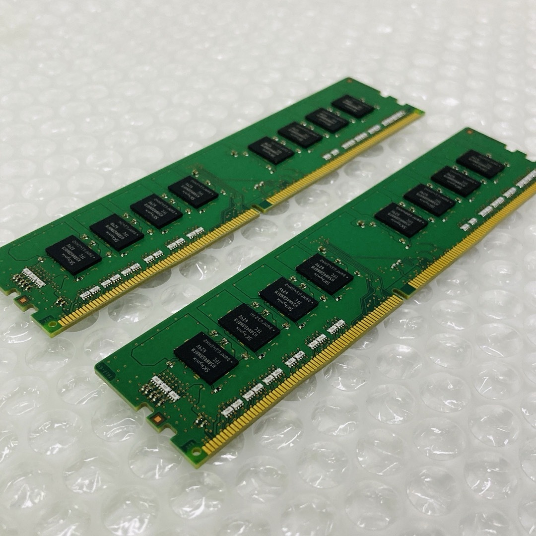 【動作確認済】SKhynix DDR4メモリ 8GB×2枚 合計16GB スマホ/家電/カメラのPC/タブレット(PCパーツ)の商品写真