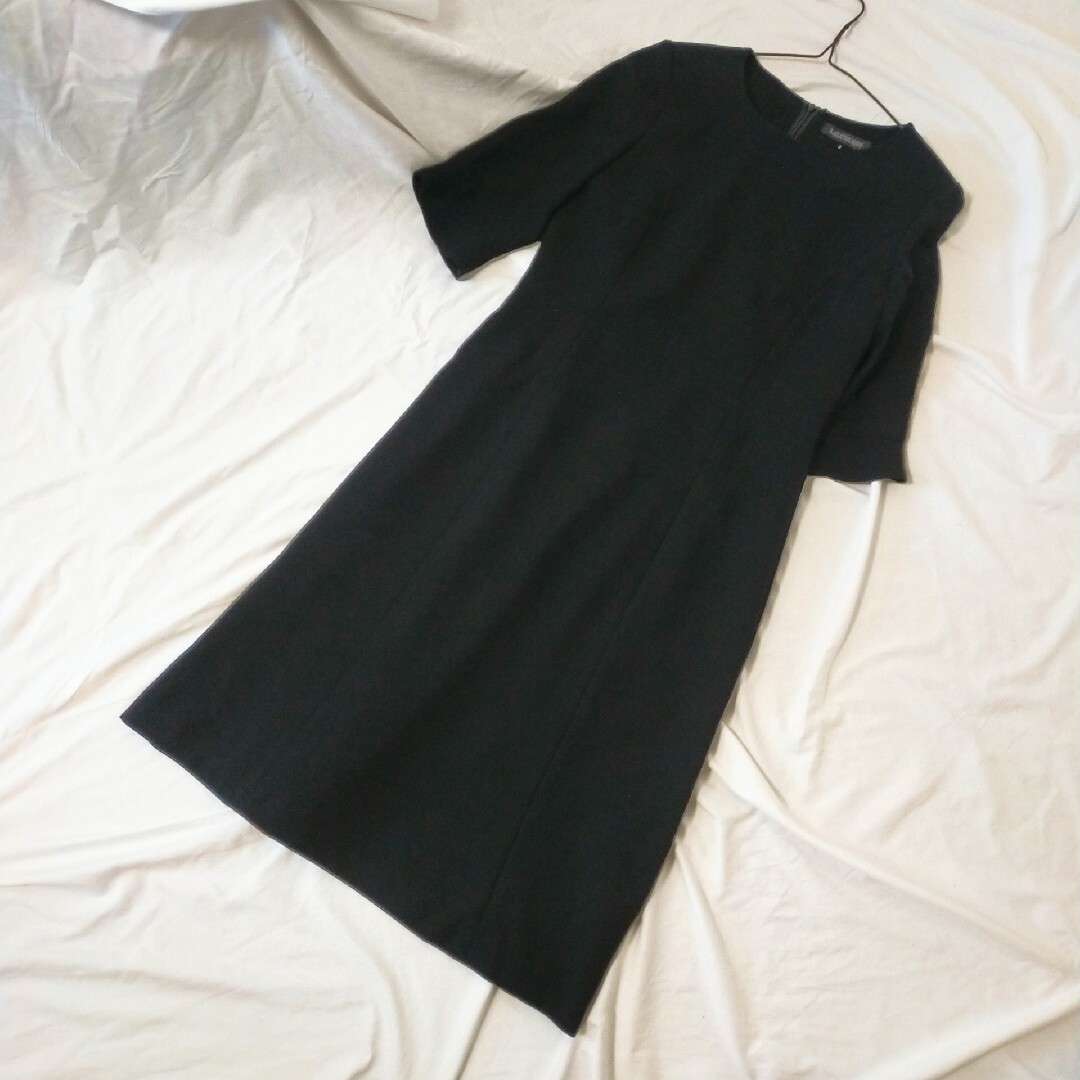 TOKYO SOIR(トウキョウソワール)のLILYBURN 東京ソワール ブラックフォーマルスーツ 礼服 9AR レディースのフォーマル/ドレス(礼服/喪服)の商品写真