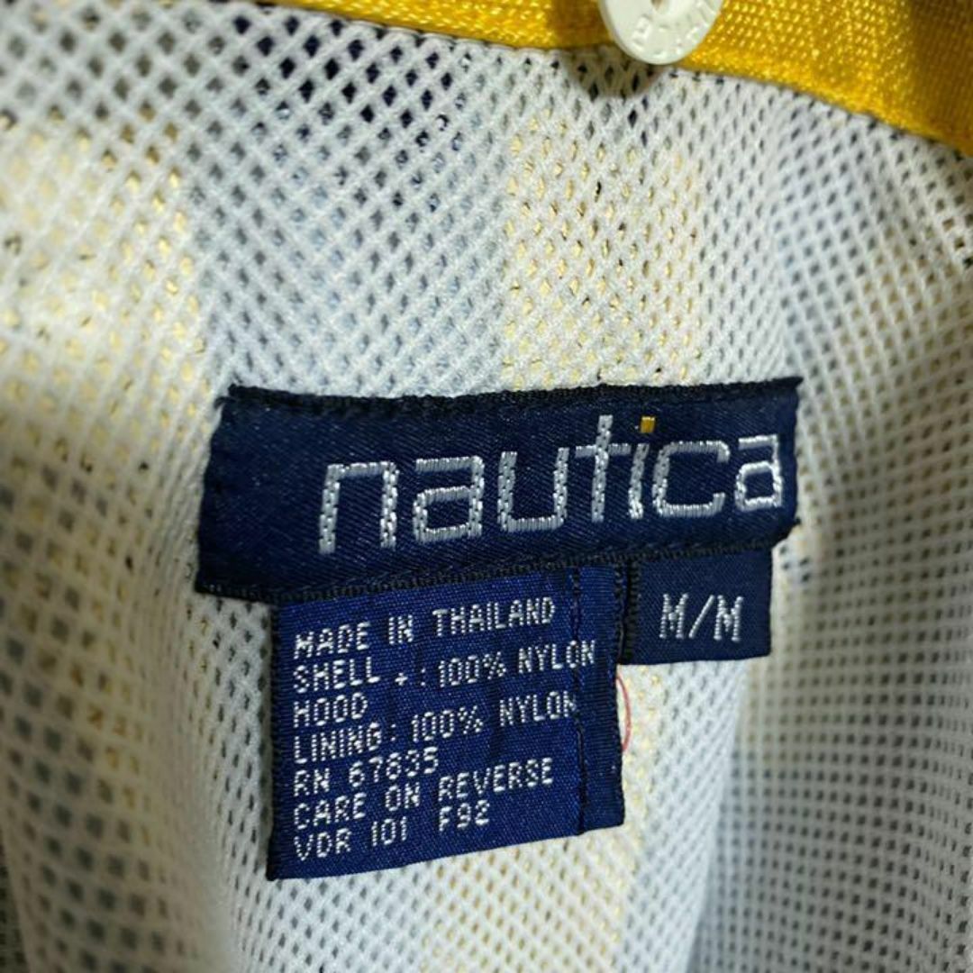 NAUTICA(ノーティカ)のノーティカ 2wayジャケット アウター Mサイズ ネイビー ロゴ USA古着 メンズのジャケット/アウター(その他)の商品写真