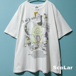 スカラー(ScoLar)の【ScoLar】おしゃれアイテムを飾った額縁刺繍 プルオーバー タグ付未使用(トレーナー/スウェット)