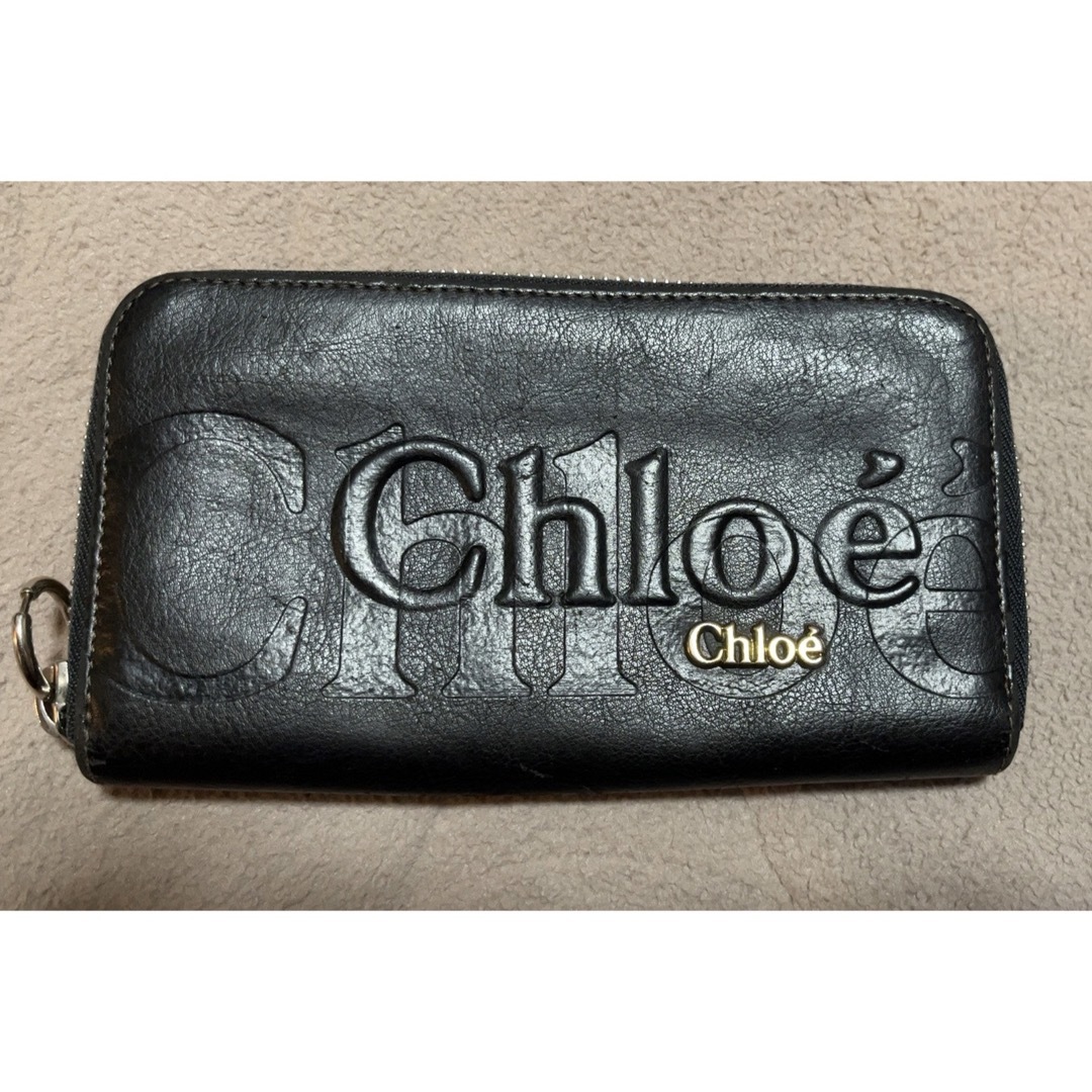 Chloe(クロエ)のChloe クロエ　ラウンドファスナー　長財布　黒 レディースのファッション小物(財布)の商品写真