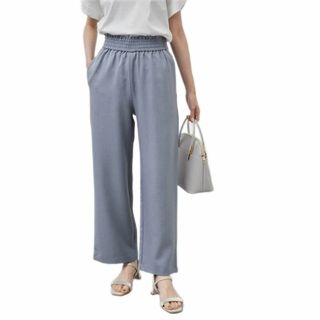 [ロペピクニック] パンツ Powder Twill Stretch ワイドパン(その他)