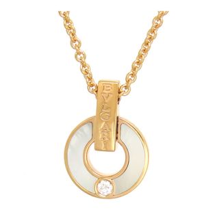 ブルガリ(BVLGARI)のブルガリ ブルガリブルガリ オープンワーク ネックレス 357546 750 Au750 (K18PG) レディース BVLGARI 【中古】 【ジュエリー】(ネックレス)