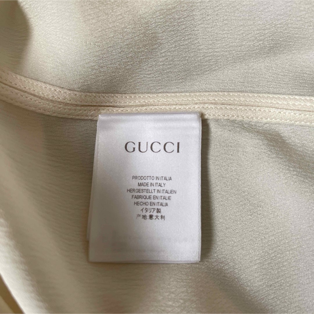 Gucci(グッチ)のGUCCI シルク　ブラウス レディースのトップス(シャツ/ブラウス(長袖/七分))の商品写真