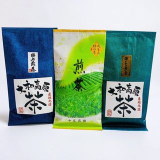 奈良県産　大和茶　上煎茶　深蒸し茶　煎茶　3袋セット　茶葉　リーフ(茶)